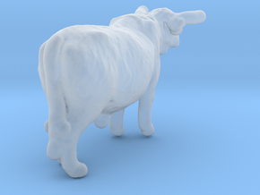 Highland Cattle 1:160 Standing Male in Clear Ultra Fine Detail Plastic