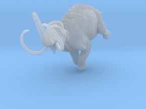 Woolly Mammoth 1:72 Male stuck in swamp in Clear Ultra Fine Detail Plastic