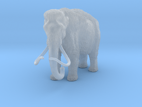 Woolly Mammoth 1:87 Standing Female (mirrored) in Clear Ultra Fine Detail Plastic