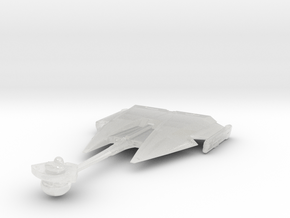 Klingon D10 'Riskadh' 1/1400 in Clear Ultra Fine Detail Plastic