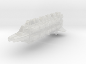 Cardassian Military Freighter 1/1400 in Clear Ultra Fine Detail Plastic
