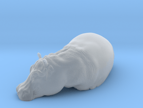 Hippopotamus 1:10 Standing in Water in Clear Ultra Fine Detail Plastic