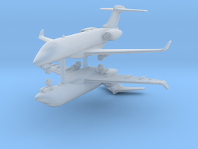 1:400 - Challenger 300 [x2] in Clear Ultra Fine Detail Plastic
