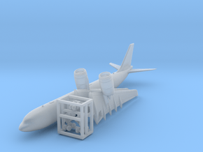1:500 - A330-900 + Neo Engines [Sprue] in Clear Ultra Fine Detail Plastic