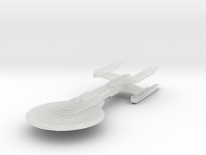Excelsior Study I (4 nacelles) 1/2500 in Clear Ultra Fine Detail Plastic
