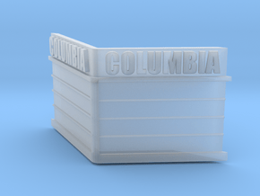 N-Scale Columbia Theater Marquee in Clear Ultra Fine Detail Plastic