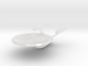 Constitution Class Refit (TNG) 1/2500 in Clear Ultra Fine Detail Plastic