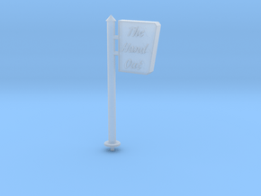 HO-Scale Drive-In Sign in Clear Ultra Fine Detail Plastic