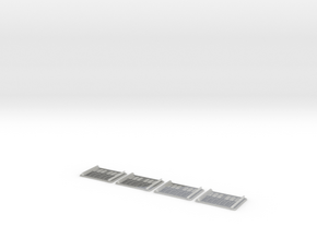 HO-Scale PC&F Replacement Doors in Clear Ultra Fine Detail Plastic