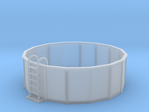 S-Scale 12-Foot Swimming Pool in Clear Ultra Fine Detail Plastic