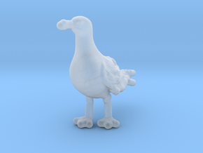 Glaucous Gull 1:48 Standing 1 in Clear Ultra Fine Detail Plastic