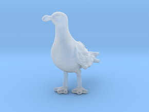 Glaucous Gull 1:35 Standing 1 in Clear Ultra Fine Detail Plastic