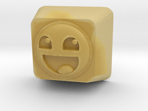 Awesome Face Cherry MX Keycap in Tan Fine Detail Plastic