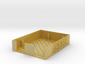 Arduino Case in Tan Fine Detail Plastic