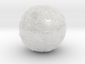  Borg Sphere 1/20000 in Clear Ultra Fine Detail Plastic