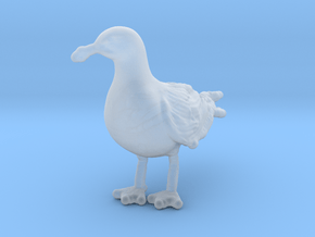 Glaucous Gull 1:32 Standing 3 in Clear Ultra Fine Detail Plastic