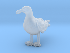 Glaucous Gull 1:45 Standing 3 in Clear Ultra Fine Detail Plastic