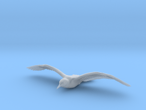 Herring Gull 1:6 Flying 1 in Clear Ultra Fine Detail Plastic