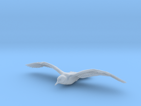 Herring Gull 1:9 Flying 1 in Clear Ultra Fine Detail Plastic