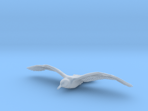 Herring Gull 1:16 Flying 1 in Clear Ultra Fine Detail Plastic