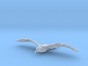 Herring Gull 1:22 Flying 1 in Clear Ultra Fine Detail Plastic
