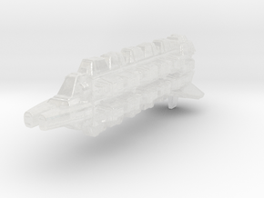 Cardassian Military Freighter 1/3788 in Clear Ultra Fine Detail Plastic