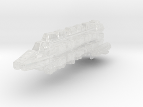  Klingon Military Freighter 1/4800 Attack Wing in Clear Ultra Fine Detail Plastic