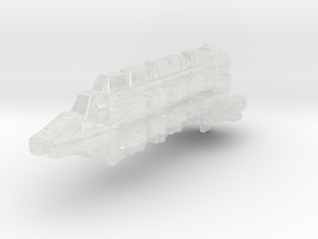 Klingon Military Freighter 1/3788 Attack Wing in Clear Ultra Fine Detail Plastic