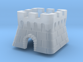 Topre Castle Keycap in Clear Ultra Fine Detail Plastic