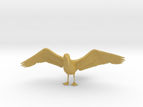 Herring Gull 1:9 Wings spread in Tan Fine Detail Plastic