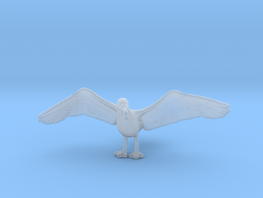 Herring Gull 1:35 Wings spread in Clear Ultra Fine Detail Plastic