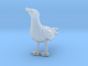 Herring Gull 1:32 Looking up in Clear Ultra Fine Detail Plastic
