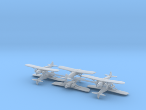 Caproni Ca.133 (6 Airplanes) 1/700 in Clear Ultra Fine Detail Plastic