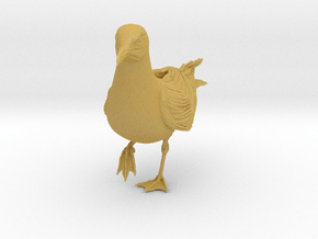 Herring Gull 1:6 On one leg in Tan Fine Detail Plastic