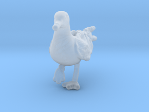 Herring Gull 1:32 On one leg in Clear Ultra Fine Detail Plastic