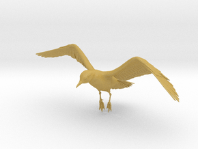 Herring Gull 1:6 Flying 3 in Tan Fine Detail Plastic