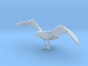 Herring Gull 1:35 Flying 3 in Clear Ultra Fine Detail Plastic
