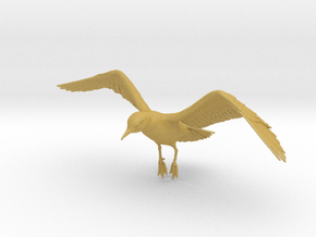 Herring Gull 1:9 Flying 3 in Tan Fine Detail Plastic
