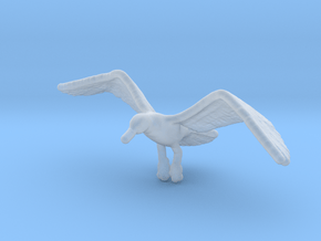 Herring Gull 1:48 Flying 3 in Clear Ultra Fine Detail Plastic
