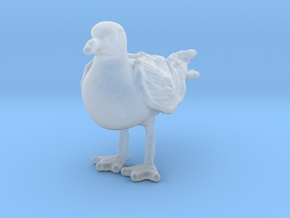 Herring Gull 1:22 Standing 2 in Clear Ultra Fine Detail Plastic