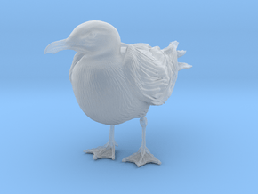 Herring Gull 1:6 Standing 3 in Clear Ultra Fine Detail Plastic