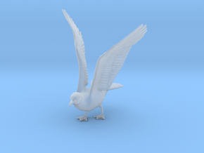 Herring Gull 1:9 Ready for take off in Clear Ultra Fine Detail Plastic