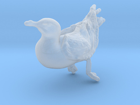 Herring Gull 1:22 Swimming 2 in Clear Ultra Fine Detail Plastic