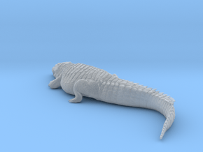 Nile Crocodile 1:10 Sunbathing in Clear Ultra Fine Detail Plastic