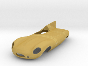 1/25 Jaguar Long Nose D Type in Tan Fine Detail Plastic