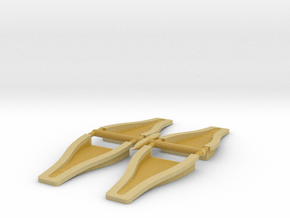 1/12th 4 Inch NACA Duct in Tan Fine Detail Plastic