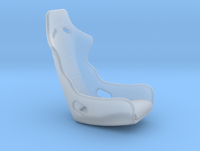 Recaro Seat 1/12 in Clear Ultra Fine Detail Plastic