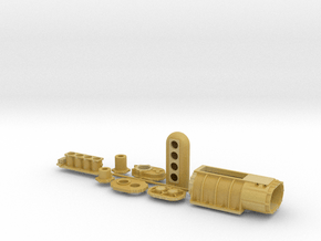 1/10 18 71 Kobelco injectors scoop in Tan Fine Detail Plastic