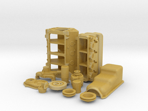 1/12 Scale Stock BBC Block Kit with Mech Fuelpump in Tan Fine Detail Plastic