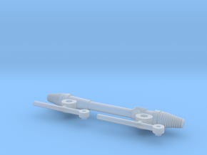 Rack & pinion 1/12 in Clear Ultra Fine Detail Plastic